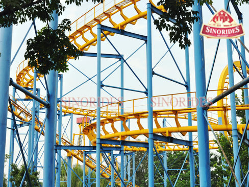 China Six rings roller coaster for sale from Sinorides