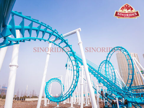 Quality four rings roller coaster for sale from Sinorides