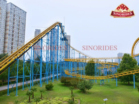 Reliable five rings roller coaster for sale from Sinorides
