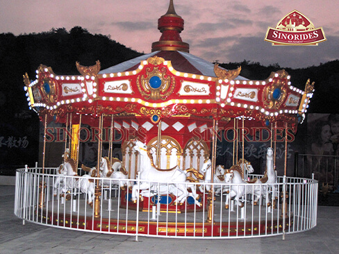 Sinorides 16 Seats Carousel Rides For Sale