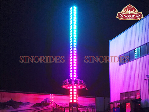 Sinorides 18m drop tower ride Supplier