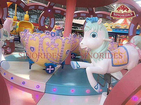 Sinorides Cute Quality Macaron Carousel Rides for sale