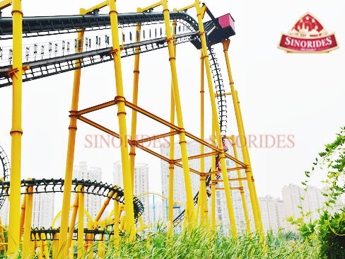 Sinorides Manufacturer Six rings roller coaster for sale