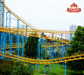 Sinorides Quality five rings roller coaster for sale