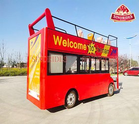 Electric sightseeing bus details from Sinorides