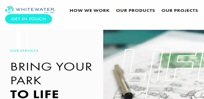whitewaterwest theme construction company website